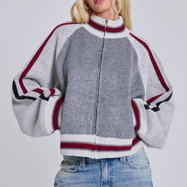 제이디드 런던 팀 85 니트 집업 L