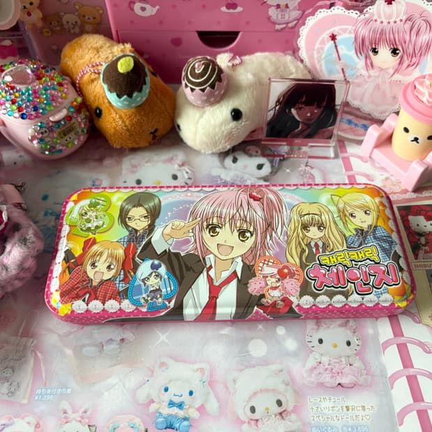 캐릭캐릭체인지 고전 철제 필통