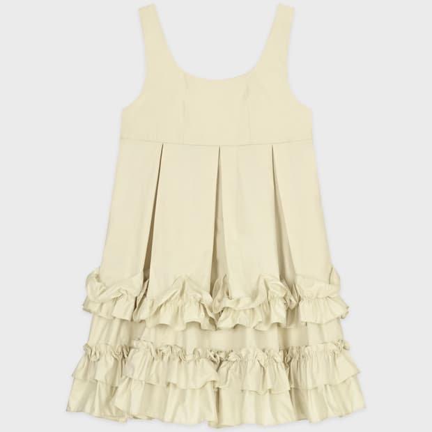 SINOON Frill Sleeveless Dress