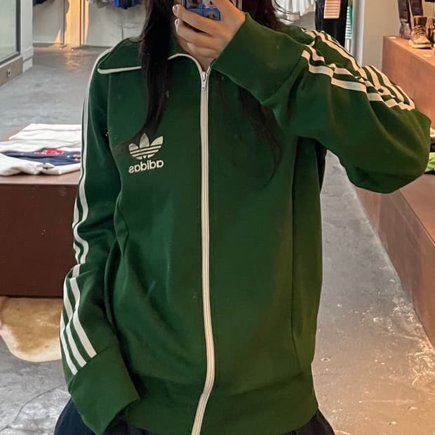 아디다스 파이어버드 그린 져지 H115