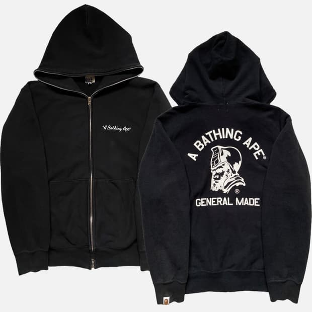 베이프 제네럴 메이드 후드집업