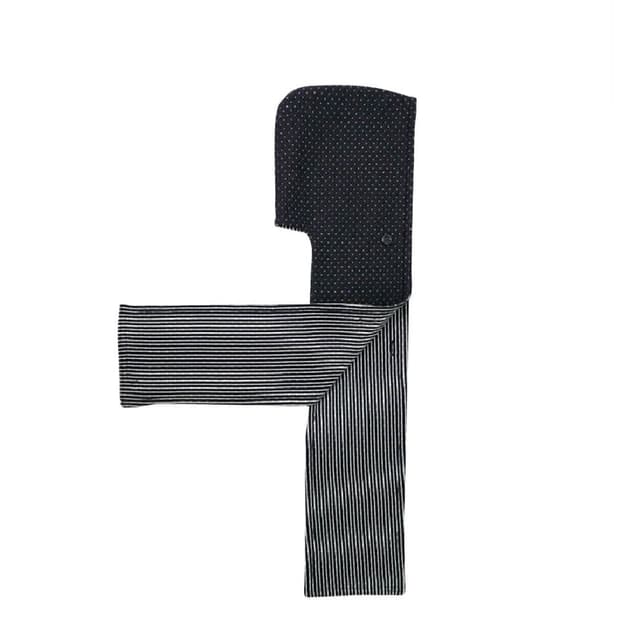 Reversible Fairy Hood Muffler Dark Gray