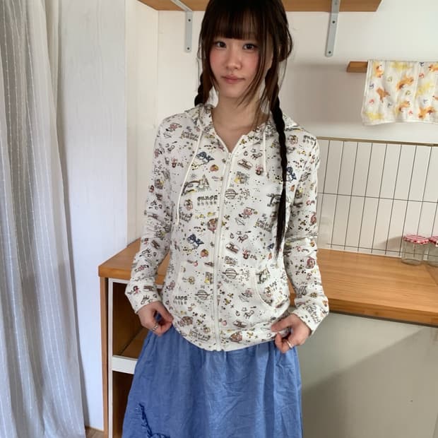 cute.. printing hoodie