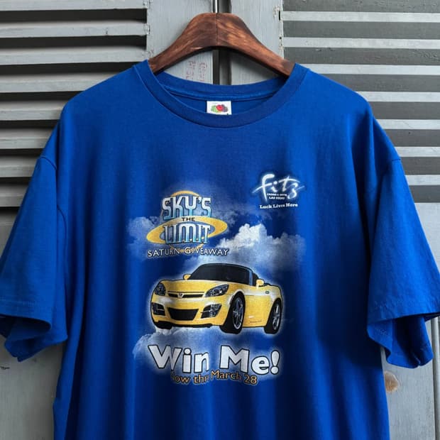 [XL]USA 빈티지 SATURN GIVEAWAY 티셔츠