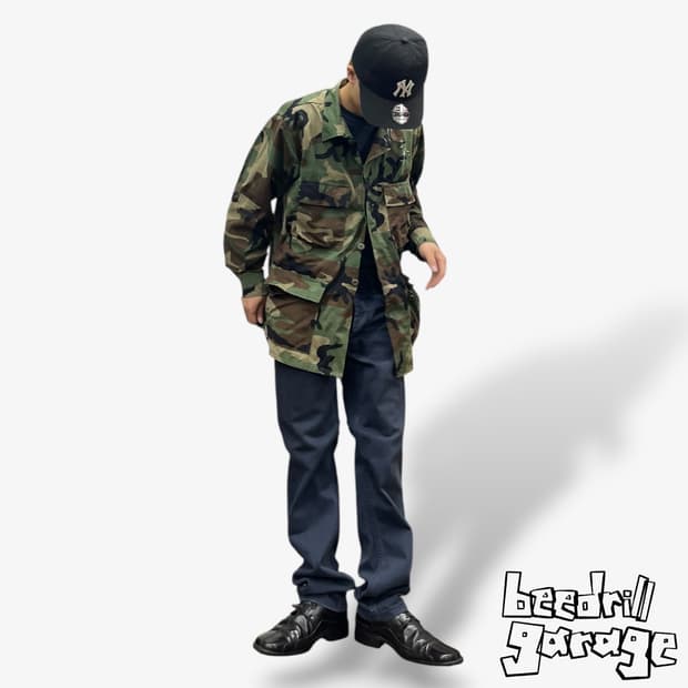 제이콥스 바이 마크제이콥스 네이비 버튼플라이 코튼 팬츠