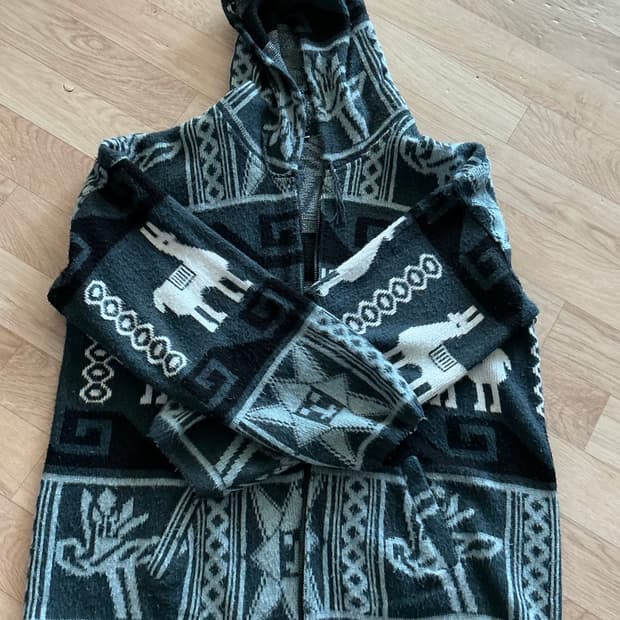 노르딕 후드 집업