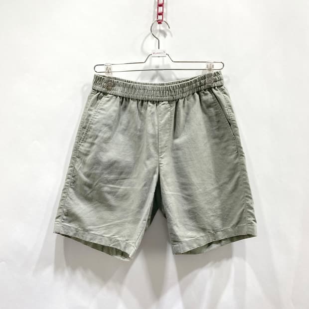 무신사 남성 린넨반바지 카키 30
