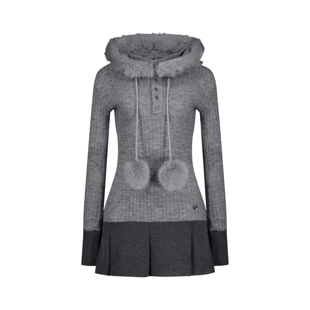 포어링 스노우볼 원피스