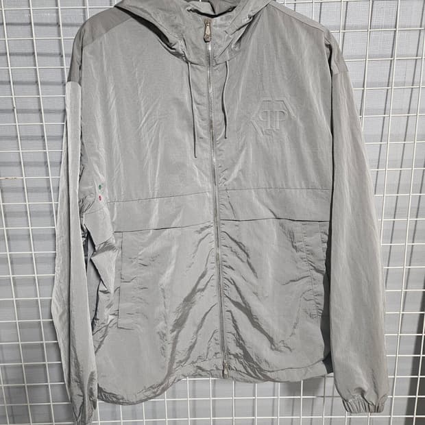 필립플레인 후드 바람막이 그레이