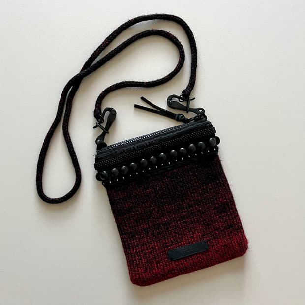 언더커버 09aw Earmuff 미니숄더백 파우치