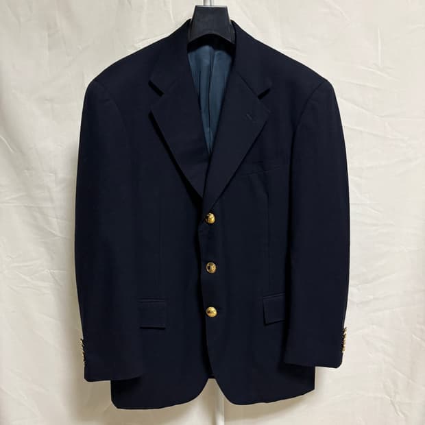 폴로 랄프로렌 3 roll 2 금장 블레이저 / 네이비, M