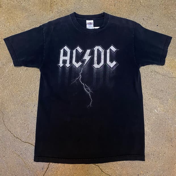 00s USA AC/DC band 반팔티