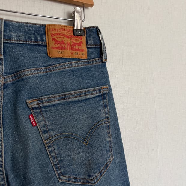 리바이스 512 데님