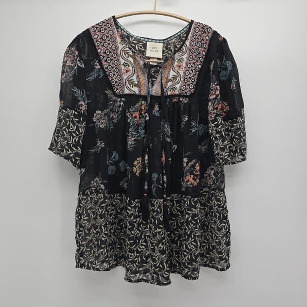 Knox Rose 보헤미안 플라워 블라우스