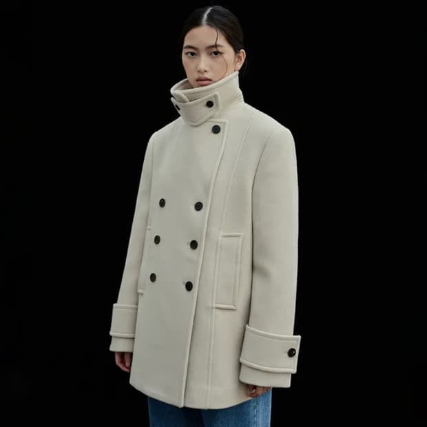Wool pea coat 유니폼브릿지 우먼
