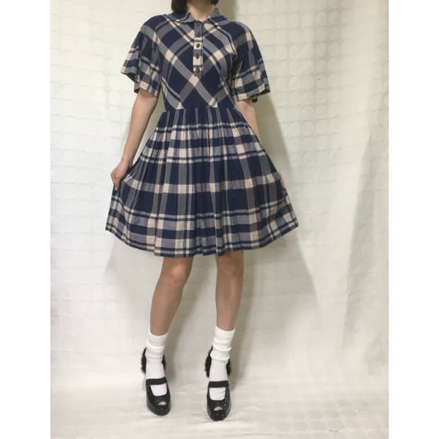 vivienne westwood체크 원피스