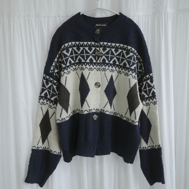 American winter cardigan