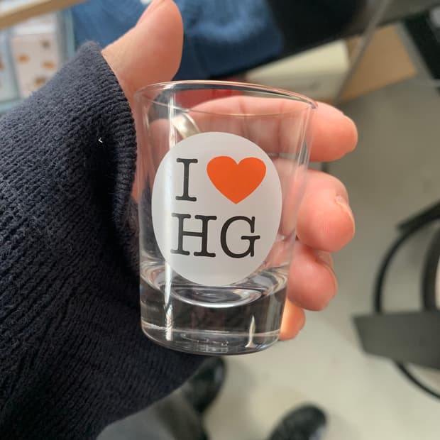 Hysteric glamour 히스테릭 글래머 유리잔