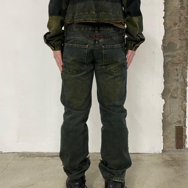 장폴고티에 00s JPG 데님 팬츠