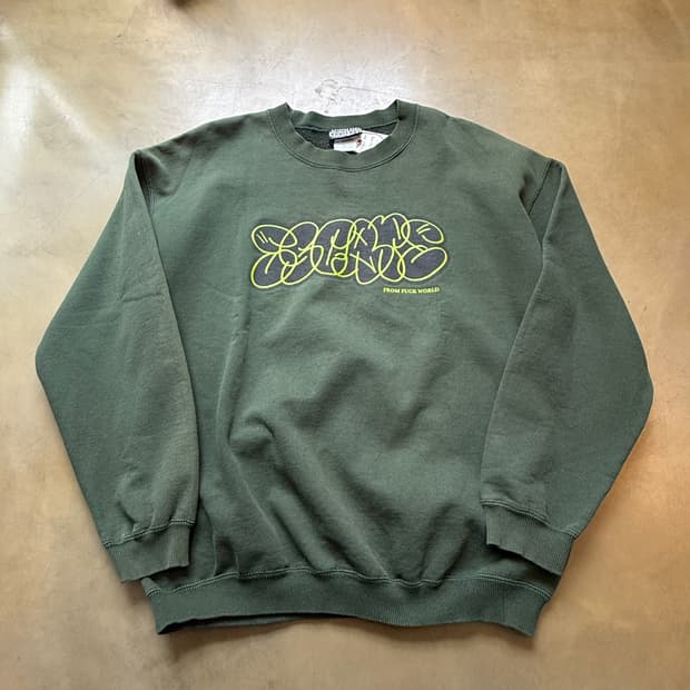 OCTOPUS ARMY 그래피티 FROM FUCK WORLD 스웻셔츠 L