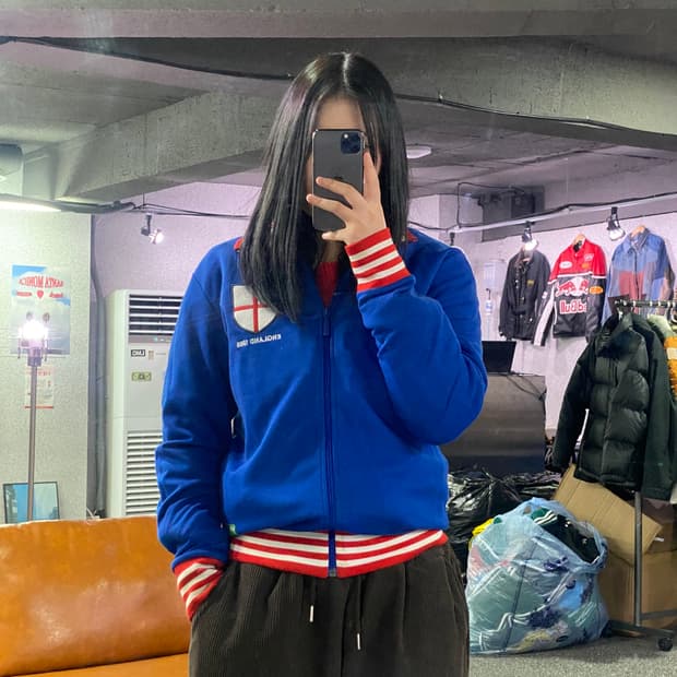 00s 아디다스 잉글린드 배색 트랙탑 져지 B3480