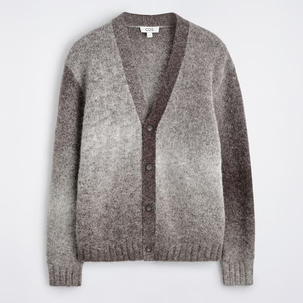 COS 코스 데그라데 알파카 블렌드 가디건