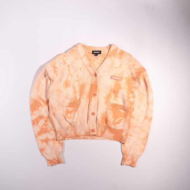 널디 타이다이 크롭 가디건 B690
