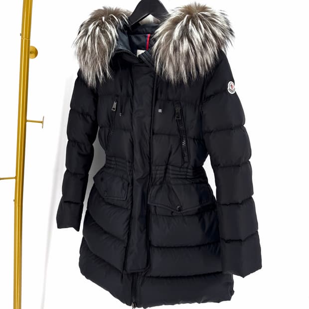 [1사이즈] 몽클레어 아프로티 여성 롱 패딩 블랙