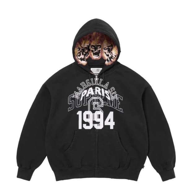 슈프림 x MM6 메종 마르지엘라 후드집업 L판매