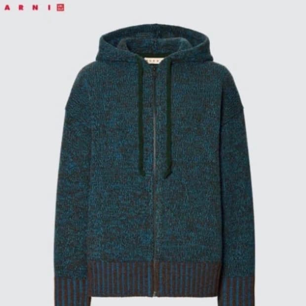 유니클로 마르니 니트 집업 s 사이즈