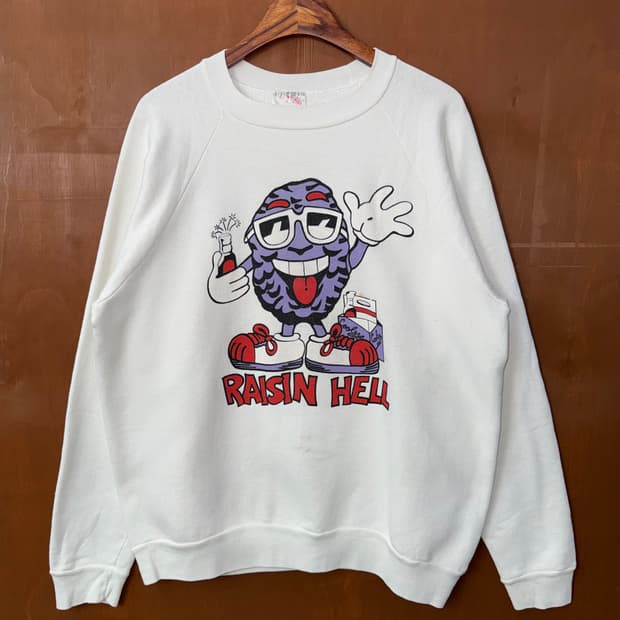 80s Raisin hell 스웻셔츠