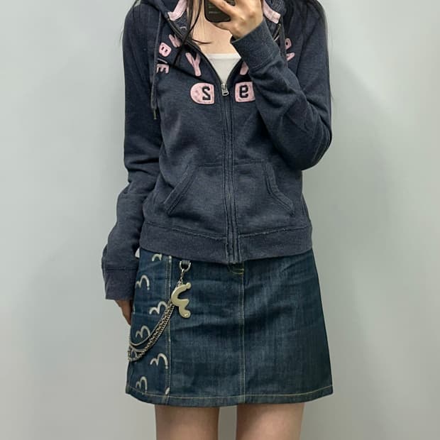 아베크롬비 y2k 와투케 차콜 후드집업