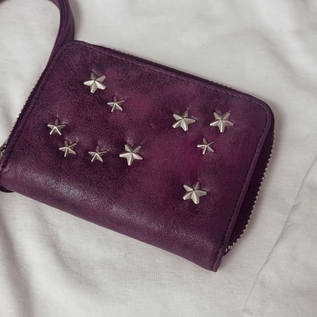 인앤양하모니 반지갑 재미니 월렛 다크 레드