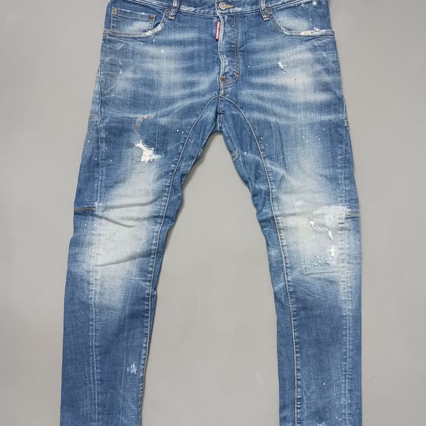 [36] 정품 디스퀘어드2 케이튼브로스 타이디바이커진 청바지
