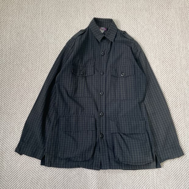 Gung ho usa  궁호 사파리 필드 체크자켓 J03519