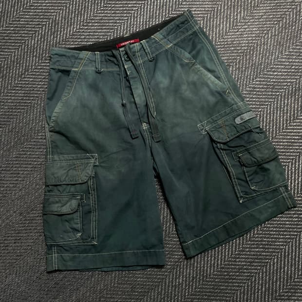 UNIONBAY 멀티 카고 하프 버뮤다 팬츠y 5642