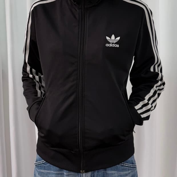 [M]아디다스 파이어버드 블랙 트랙탑 져지