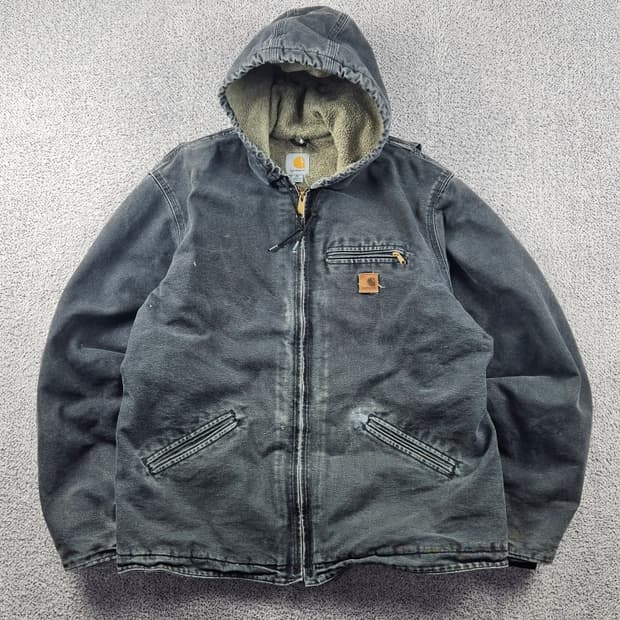 칼하트 J141 덕 캔버스 쉐르파 라이닝 워크 자켓 (XL)/ 10776