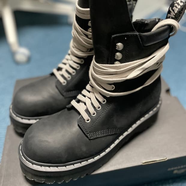 [280] 릭터마틴 릭오웬스 닥터마틴 스틸 토 쿼드솔