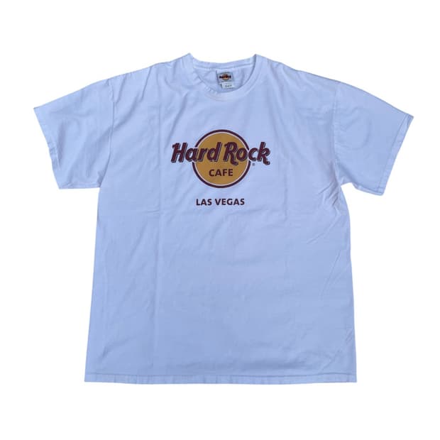 [XL] HardRock 하드락 라스베가스 빈티지 반팔 티셔츠 e18