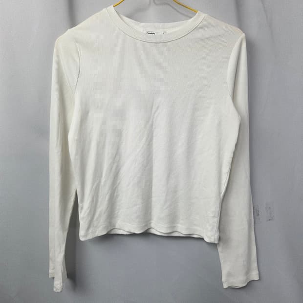 55(100) 스파오 기본 골지 긴팔 티셔츠 