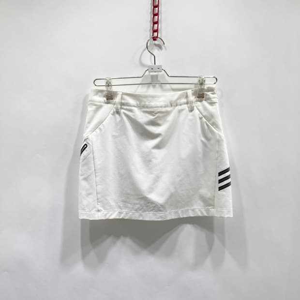 아디다스 골프 여스커트 화이트 28