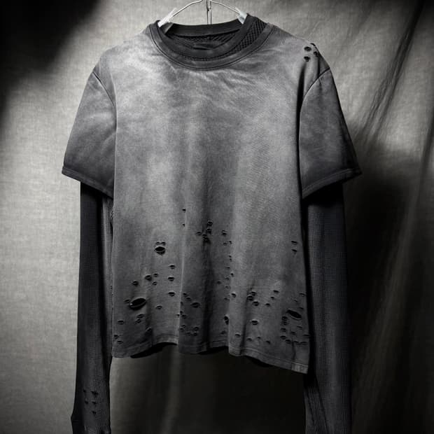 Filth Distressed Layered Long Sleeve 