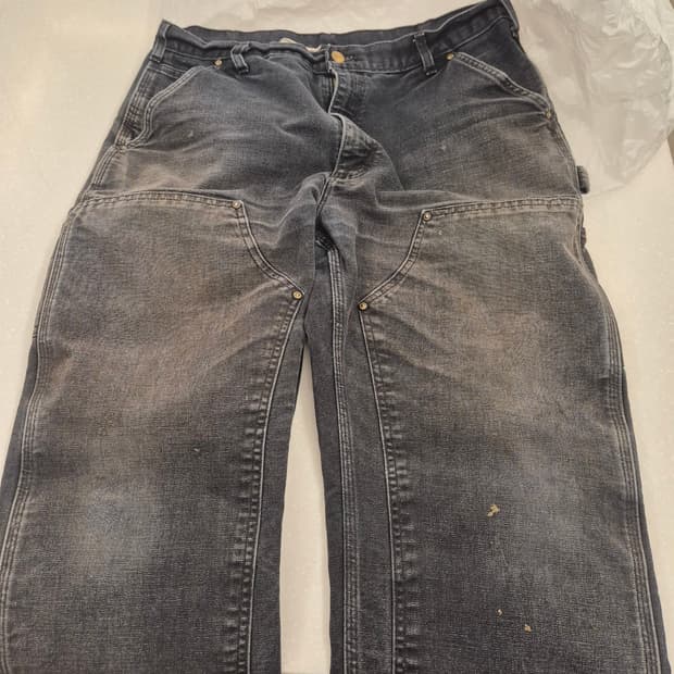 00's 칼하트 Carhartt 더블니 블랙 하드페이딩