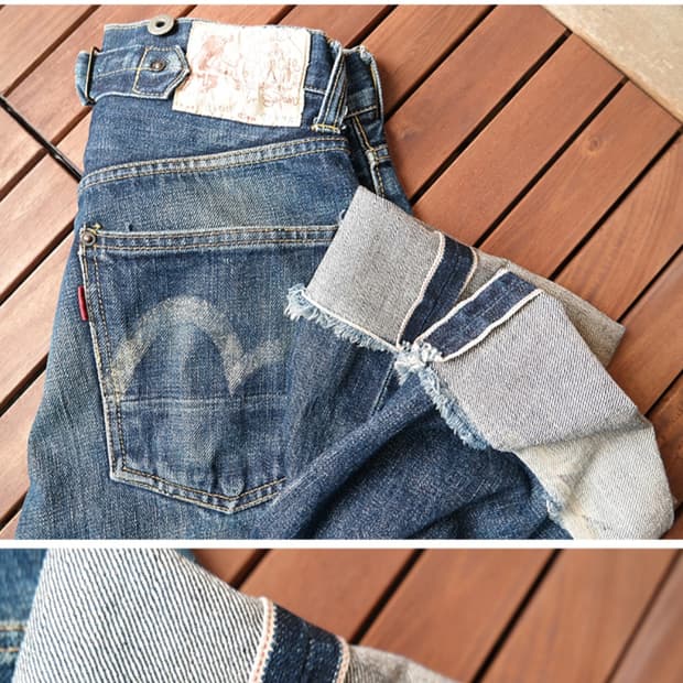 90S EVIS 에비스 에비수 초기모델 빈티지 셀비지데님 27사이즈 