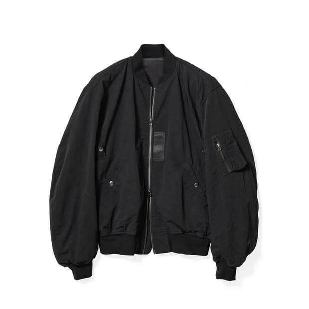 [M] 이얼즈어고 리버서블 ma-1 v2 블랙/차콜