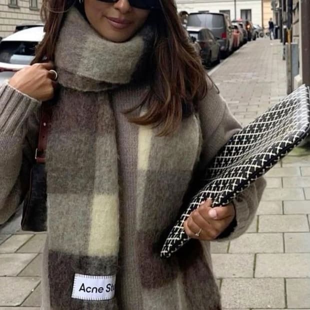 Acne studios mohair scarf