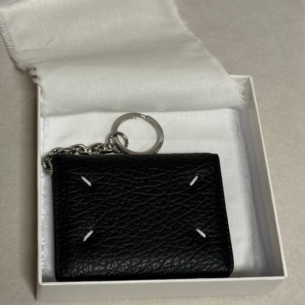 메종마르지엘라 키링 카드지갑 블랙 미니지갑