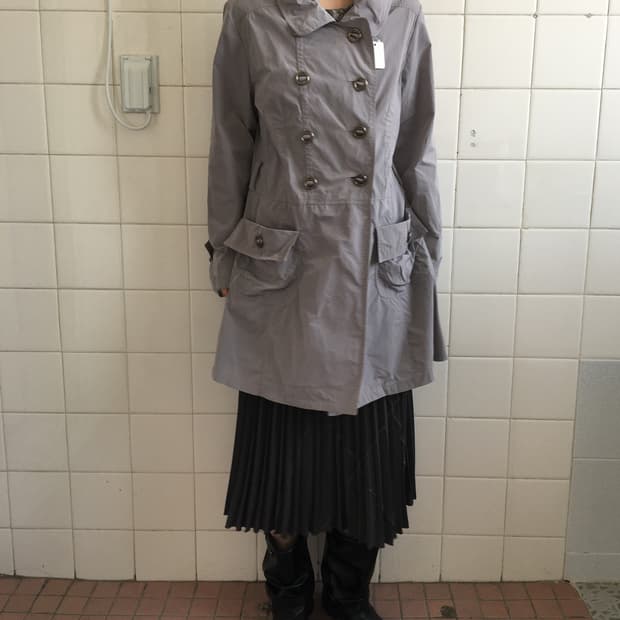 Double button trench coat