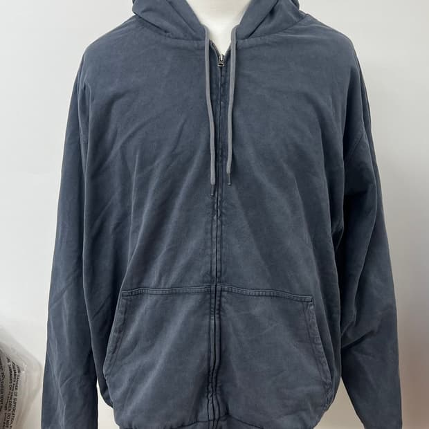 (새상품)이지갭 후드집업 포에틱블랙 XXL